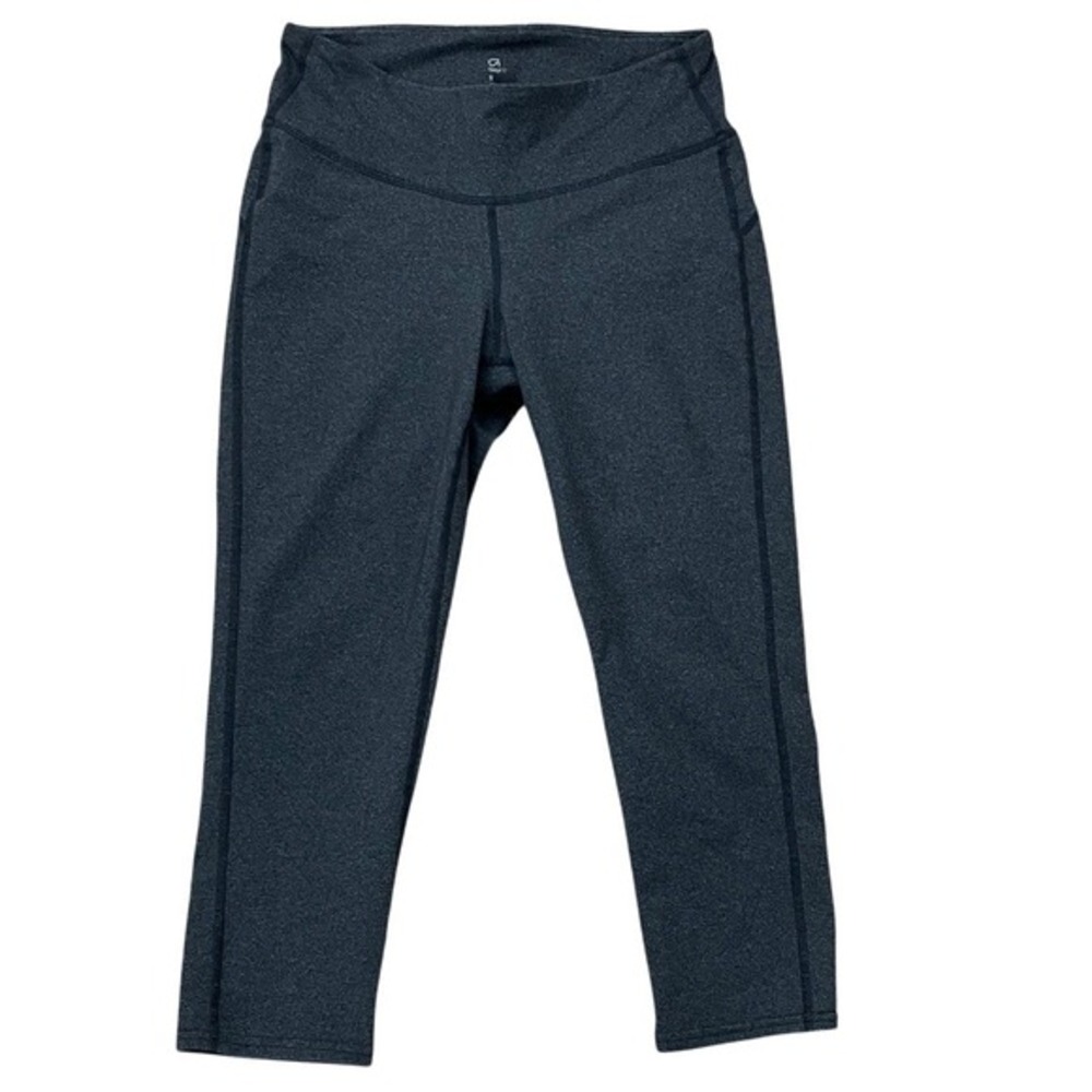 GapFit Womens Heathered Charcoal‎ Grey Capri Athletic Leggings Size S Small
